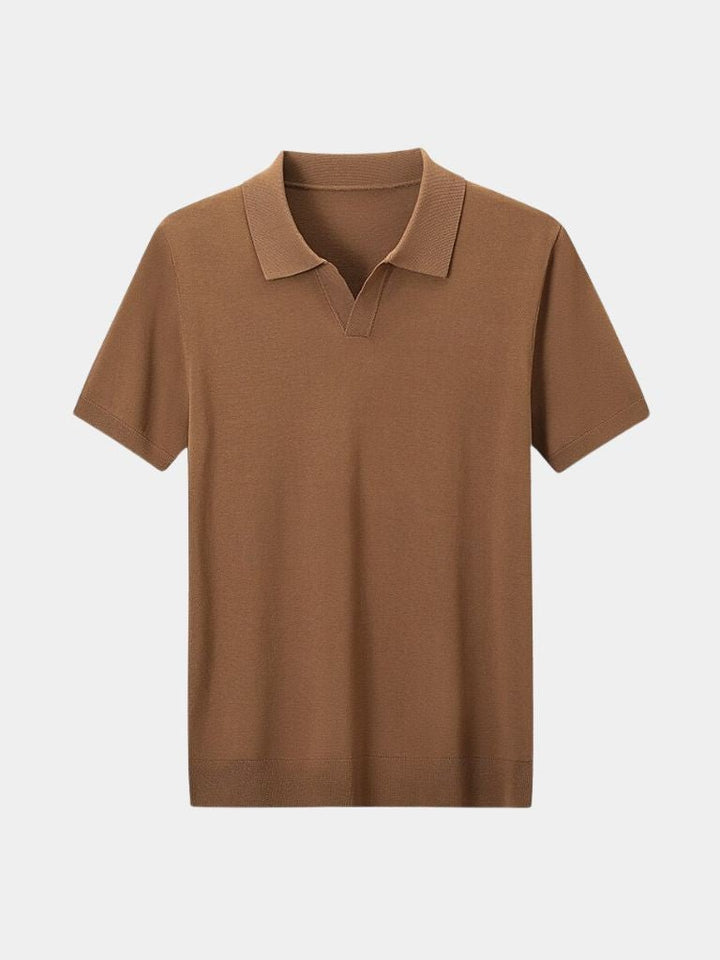 Das Oxford – Erhöhtes Navy Polo