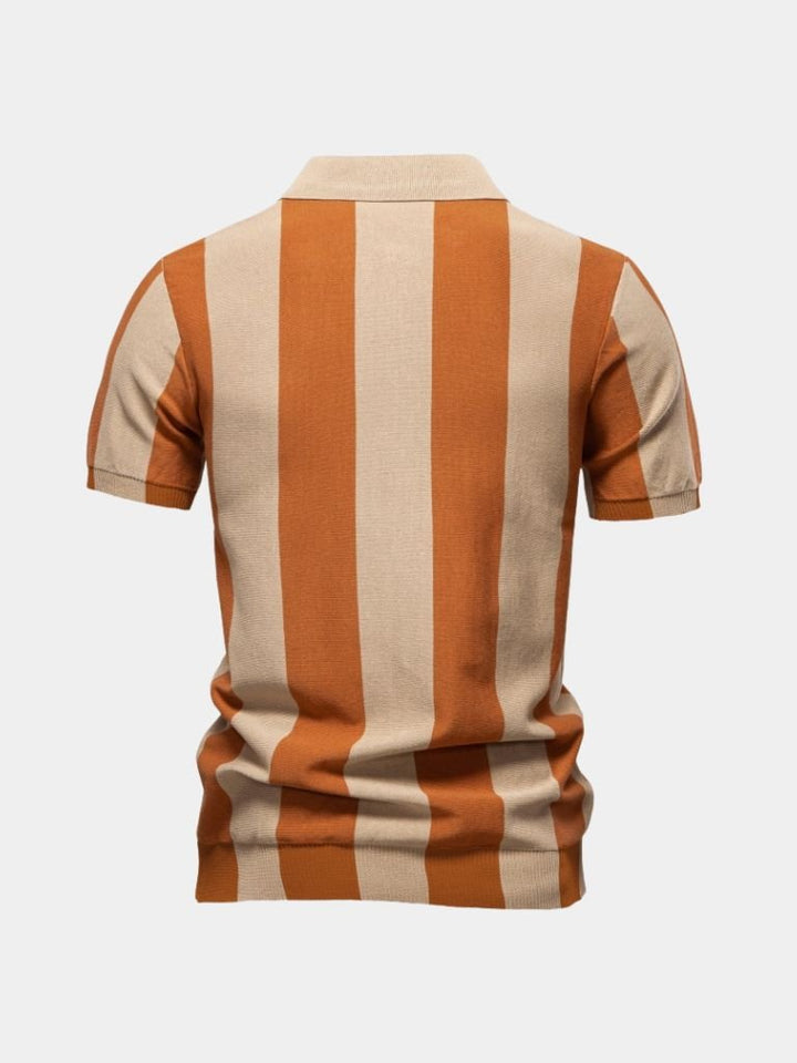 Das Marlow – Klassisches Navy Streifen Polo