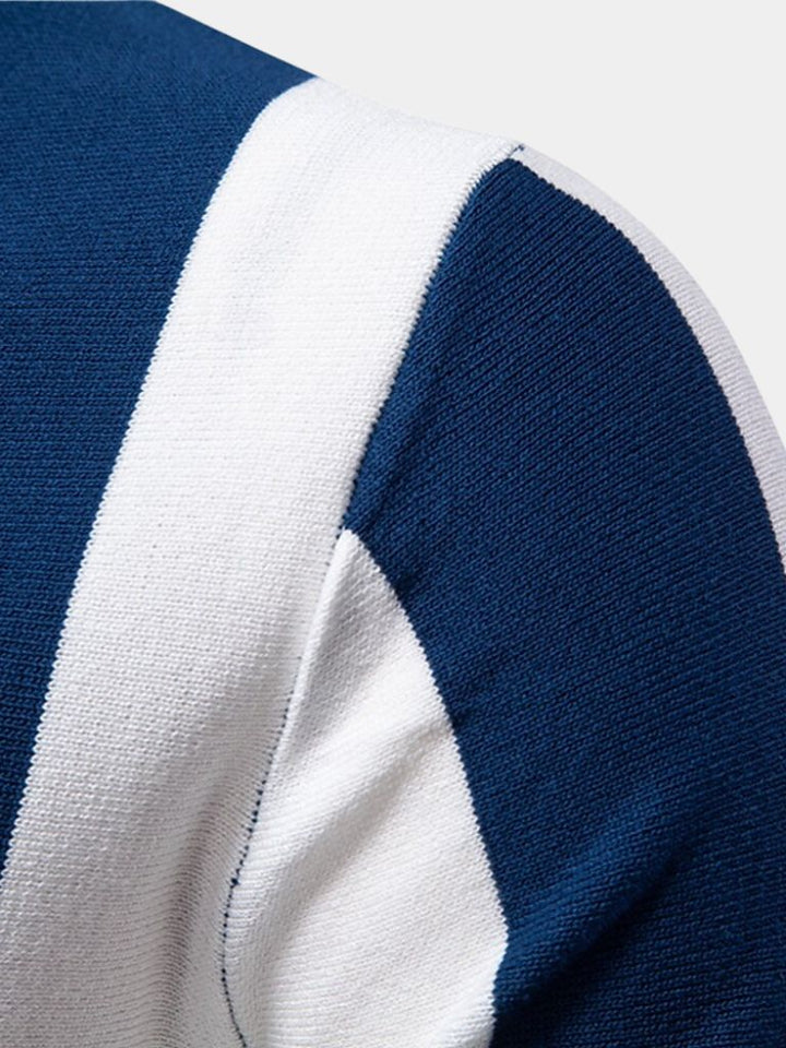 Das Marlow – Klassisches Navy Streifen Polo