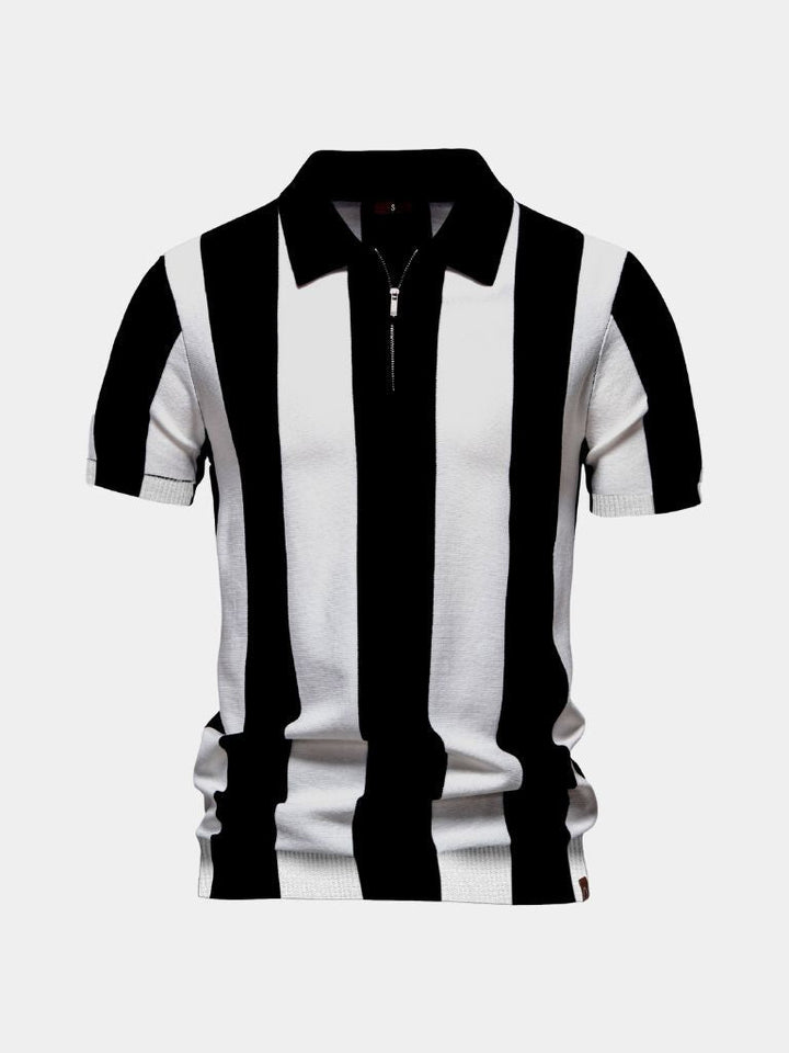 Das Marlow – Klassisches Navy Streifen Polo