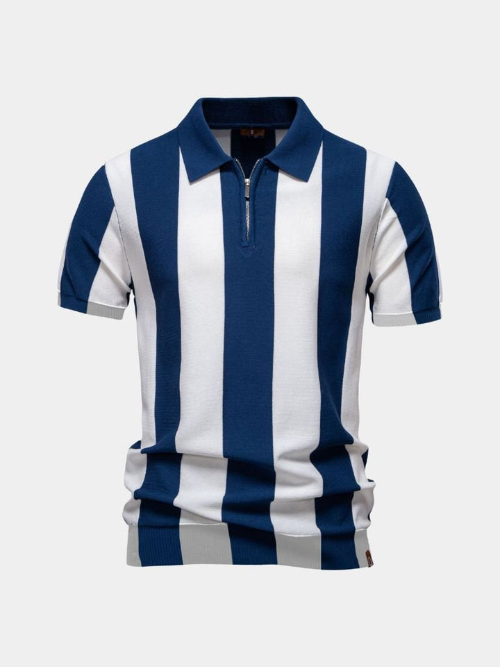 Das Marlow – Klassisches Navy Streifen Polo