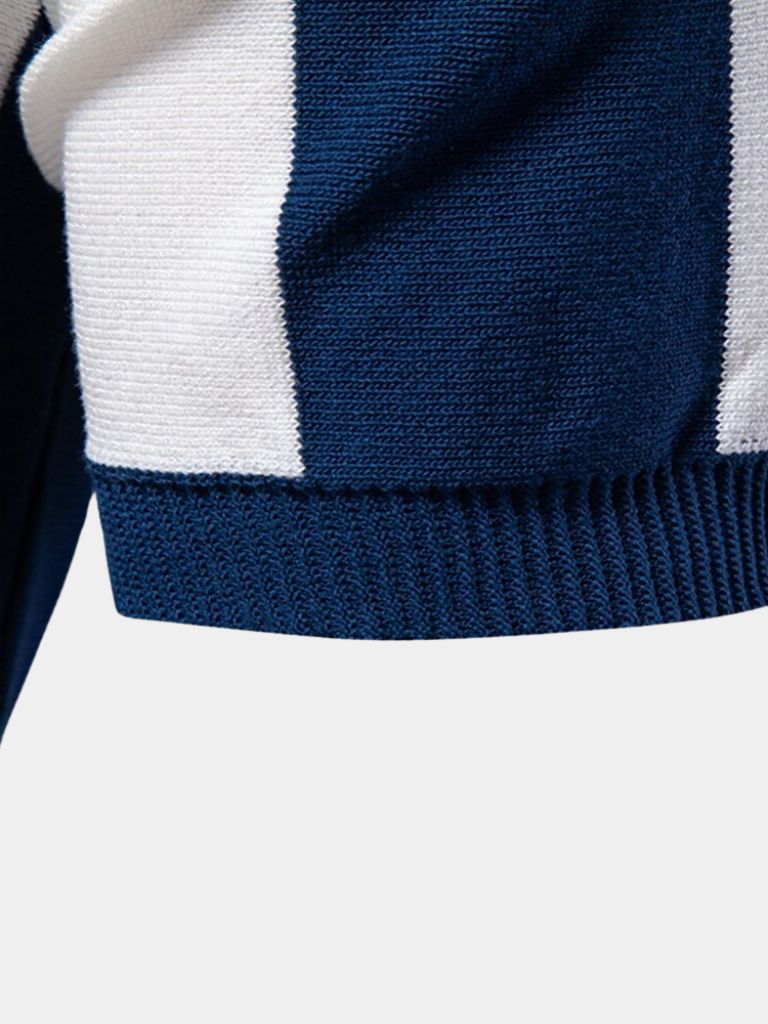 Das Marlow – Klassisches Navy Streifen Polo