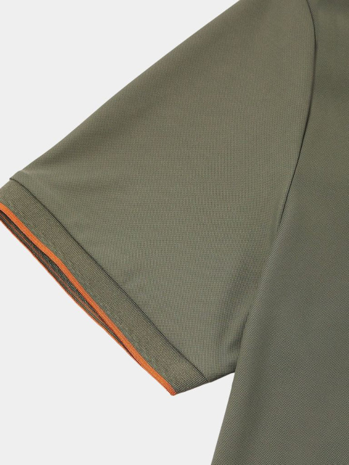 Der Aldwyn – Raffinierter Strickkragen-Polo