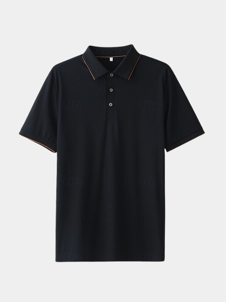 Der Aldwyn – Raffinierter Strickkragen-Polo