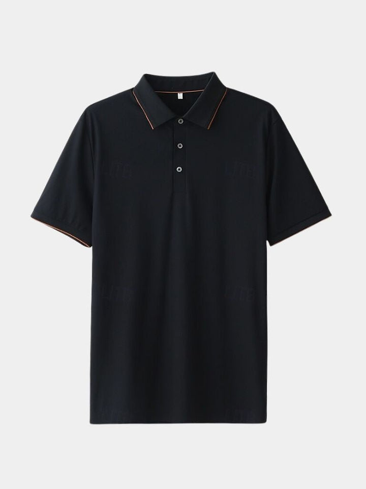 Der Aldwyn – Raffinierter Strickkragen-Polo