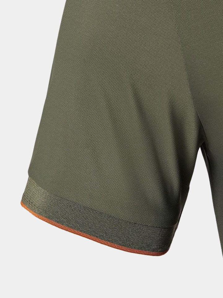Der Aldwyn – Raffinierter Strickkragen-Polo