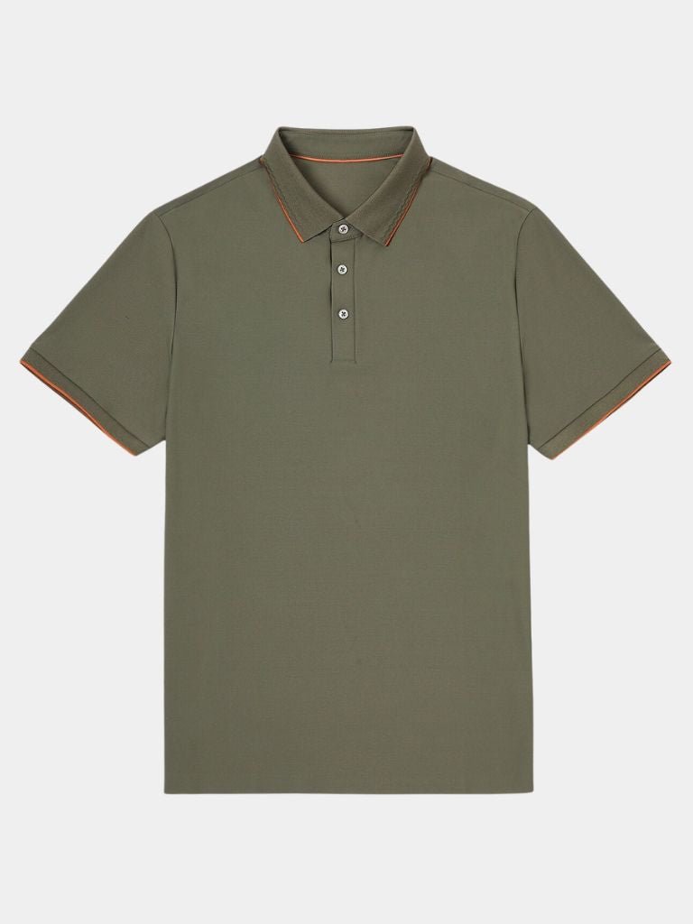 Der Aldwyn – Raffinierter Strickkragen-Polo