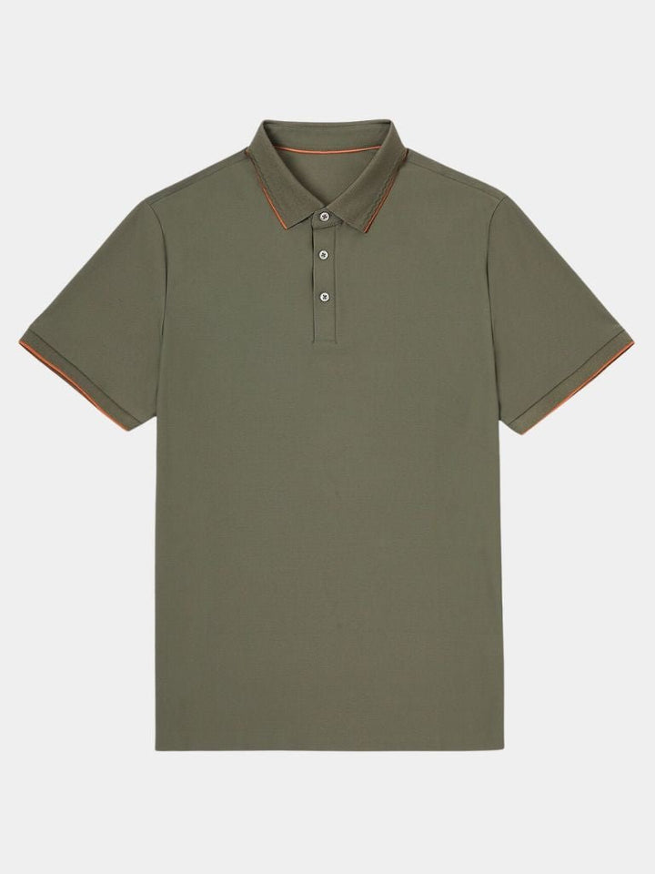 Der Aldwyn – Raffinierter Strickkragen-Polo