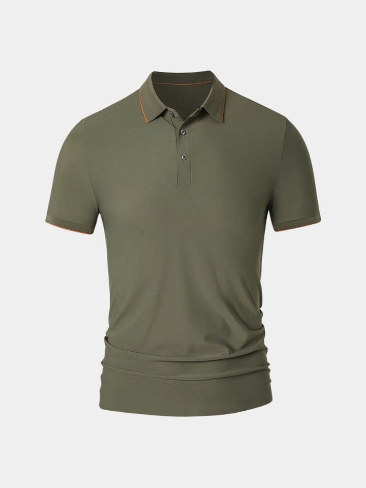 Der Aldwyn – Raffinierter Strickkragen-Polo
