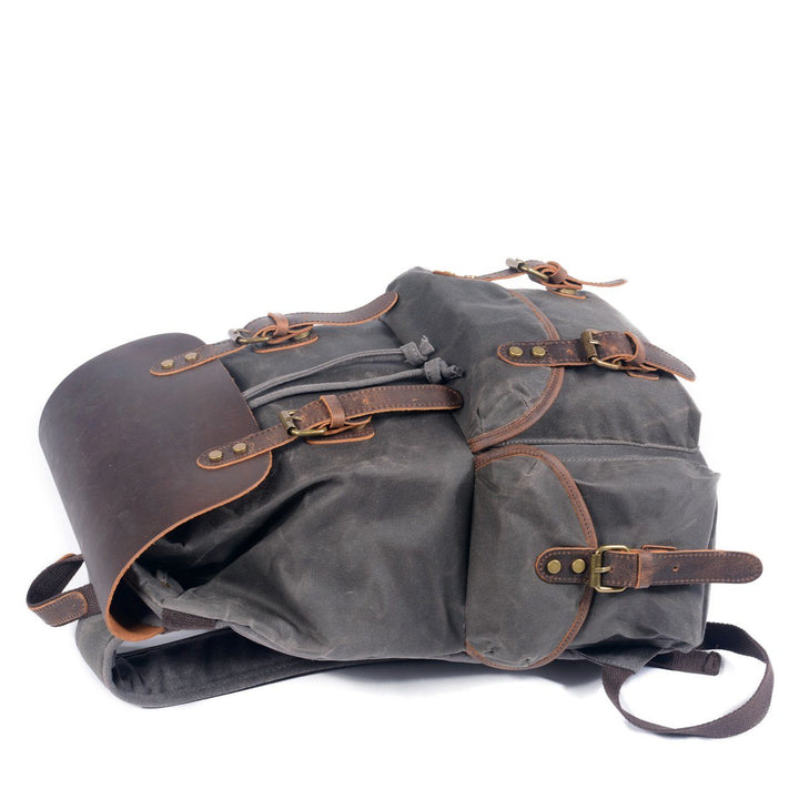 Canvas-Leder-Rucksack | SALZBURG