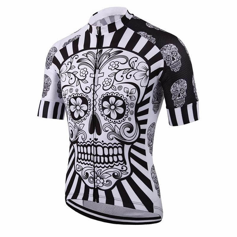 Skelett Fahrradtrikot – Tag der Toten Design