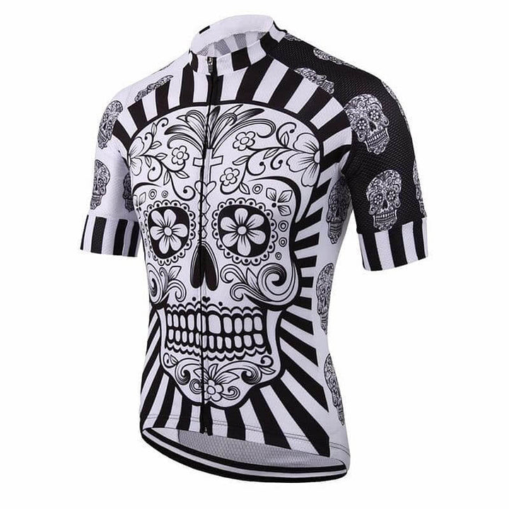 Skelett Fahrradtrikot – Tag der Toten Design