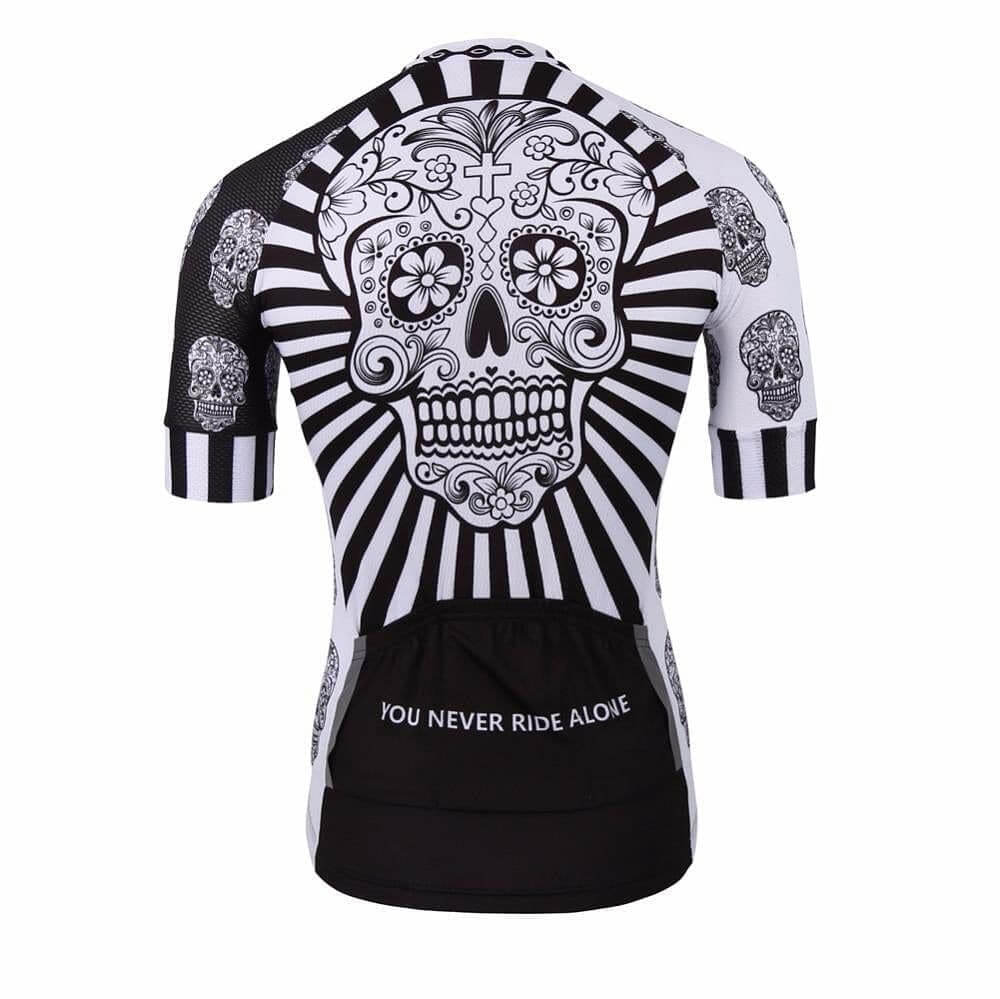 Skelett Fahrradtrikot – Tag der Toten Design