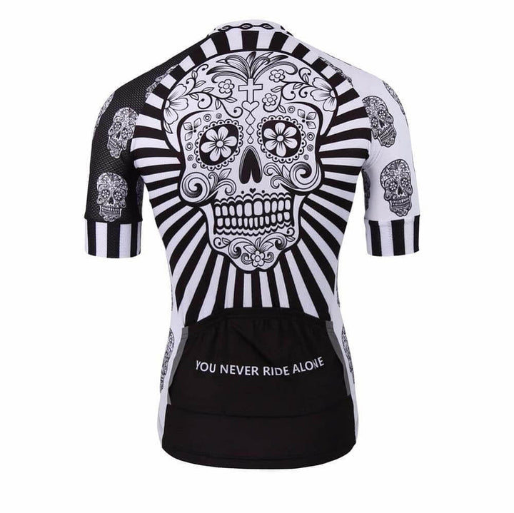 Skelett Fahrradtrikot – Tag der Toten Design