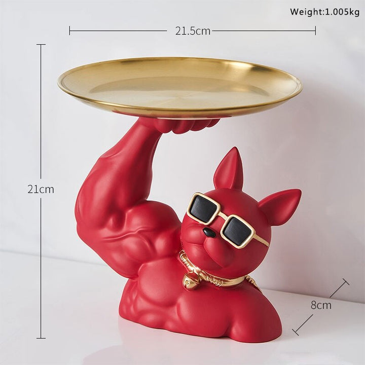 Muscular French Bulldog Süßigkeitenteller