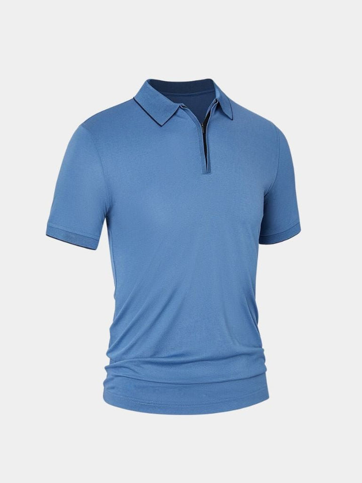 The Regis – Quarter Zip Strick Polo