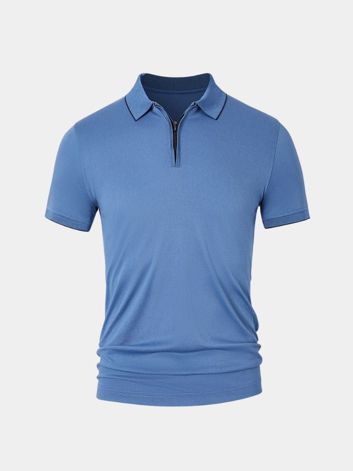 The Regis – Quarter Zip Strick Polo