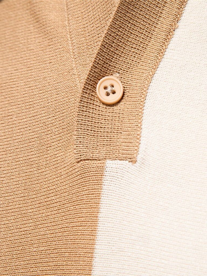 Das Crestline – Heritage Stripe Strick-Polo