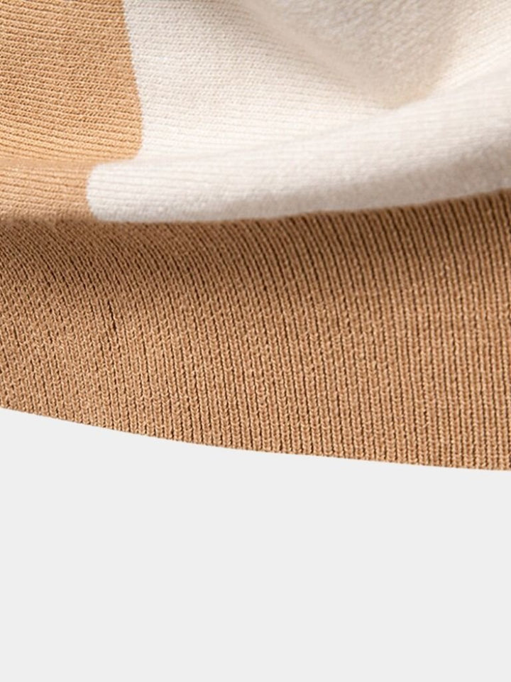 Das Crestline – Heritage Stripe Strick-Polo