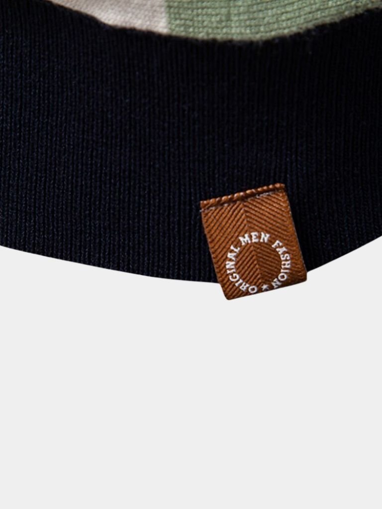 Das Crestline – Heritage Stripe Strick-Polo