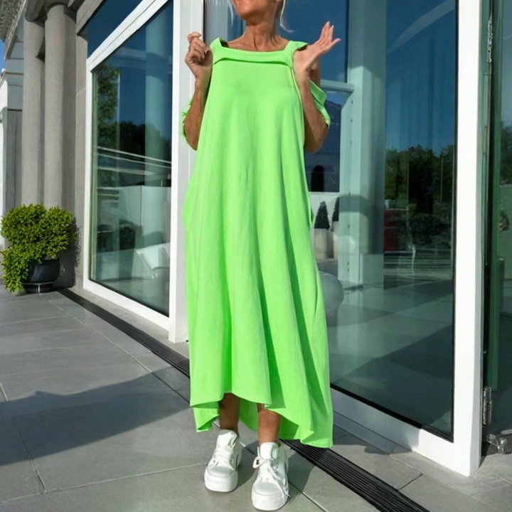 Dayana - lockeres Kleid mit seitlich offenen Schultern