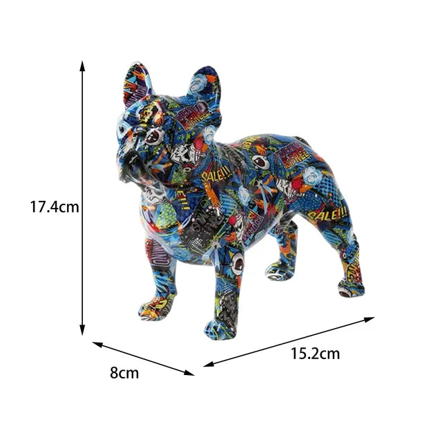 Graffiti Französische Bulldogge
