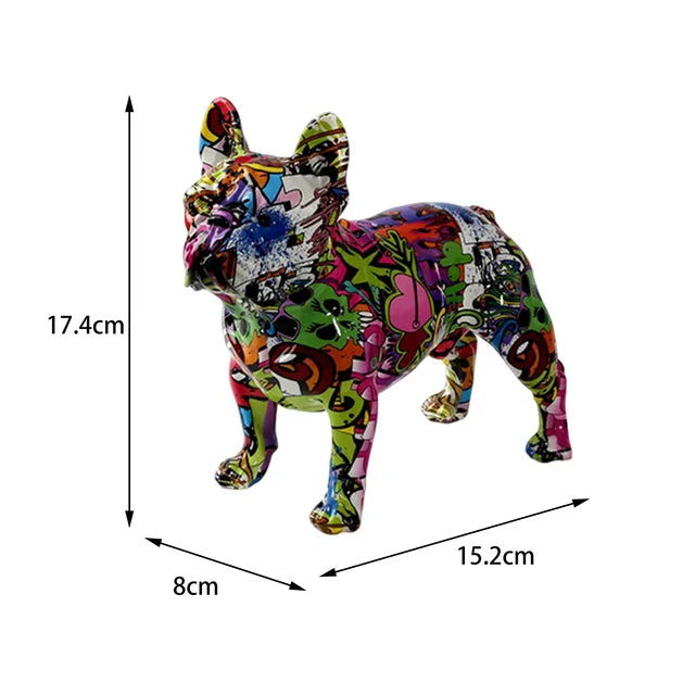 Graffiti Französische Bulldogge