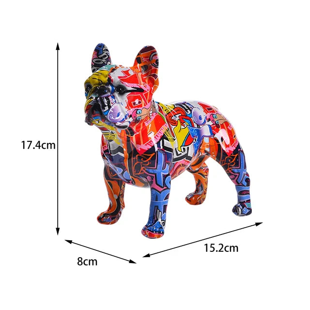 Graffiti Französische Bulldogge