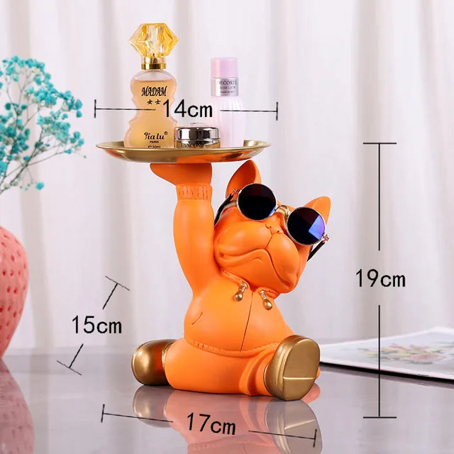Plateau pour bouledogue français potelé