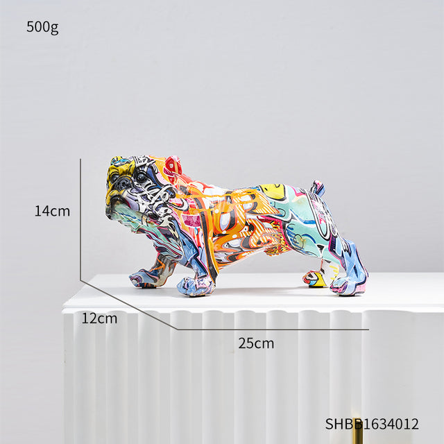 Abstrakte Graffiti-Statuette