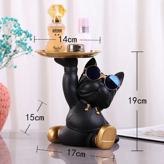 Plateau pour bouledogue français potelé