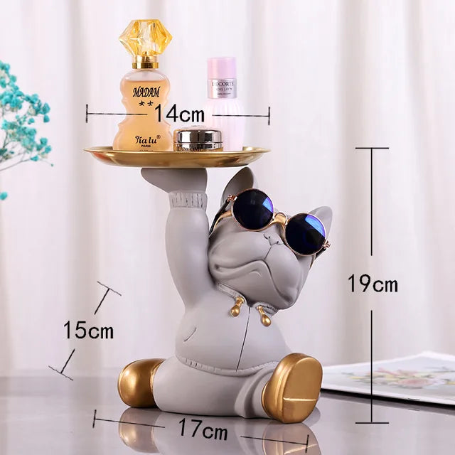 Plateau pour bouledogue français potelé