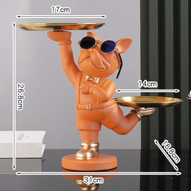 Plateau bouledogue français moderne