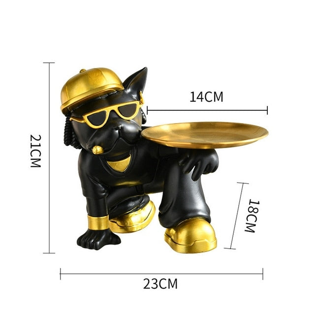 Streetwear Französische Bulldogge Tablett