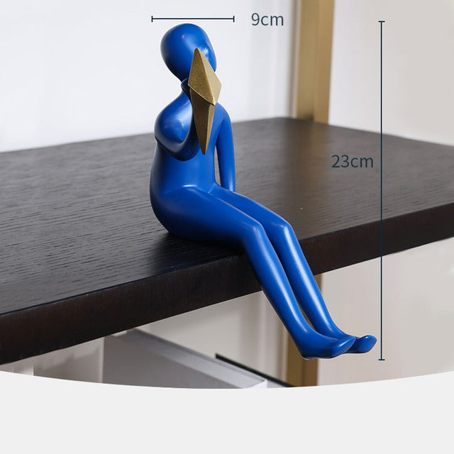 Abstrakte Bücherregal-Statue