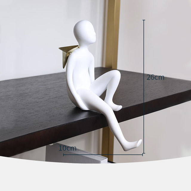 Abstrakte Bücherregal-Statue