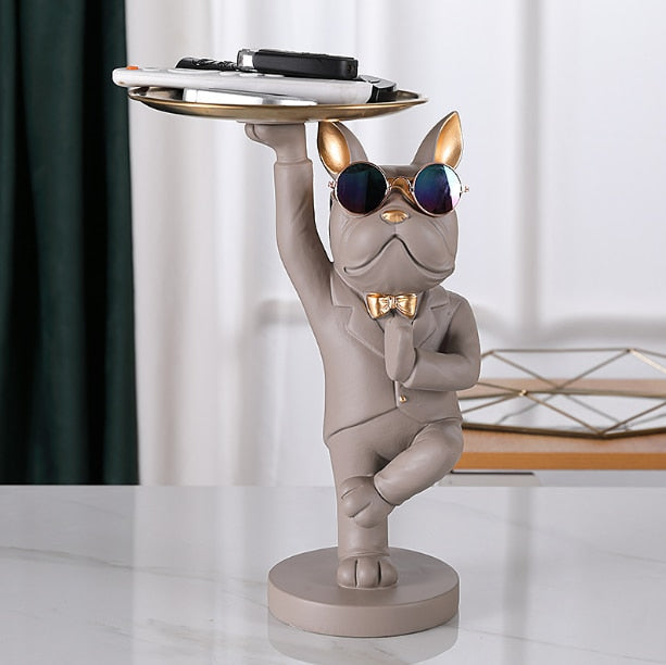 Yoga Französischer Bulldoggen Tablett