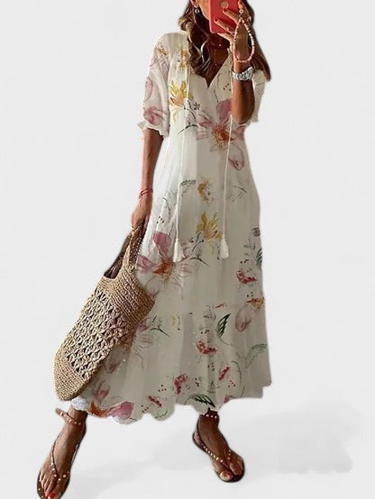 Zahra | Robe longue à la coupe flatteuse