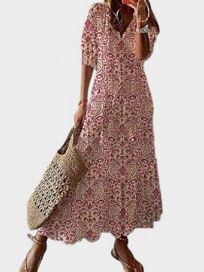 Zahra | Robe longue à la coupe flatteuse