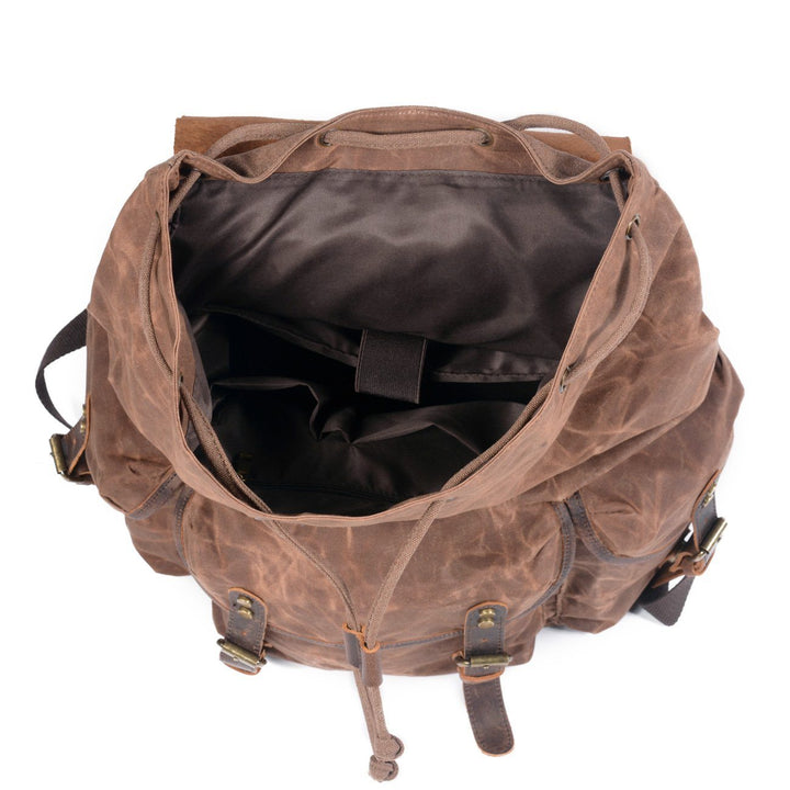 Canvas-Leder-Rucksack | SALZBURG