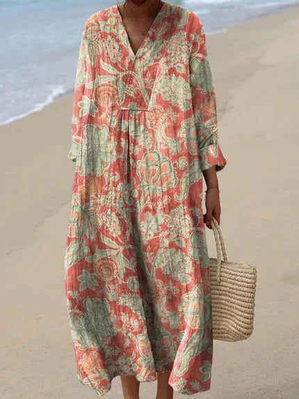 Grace - Vintage Kleid mit Blumenmuster