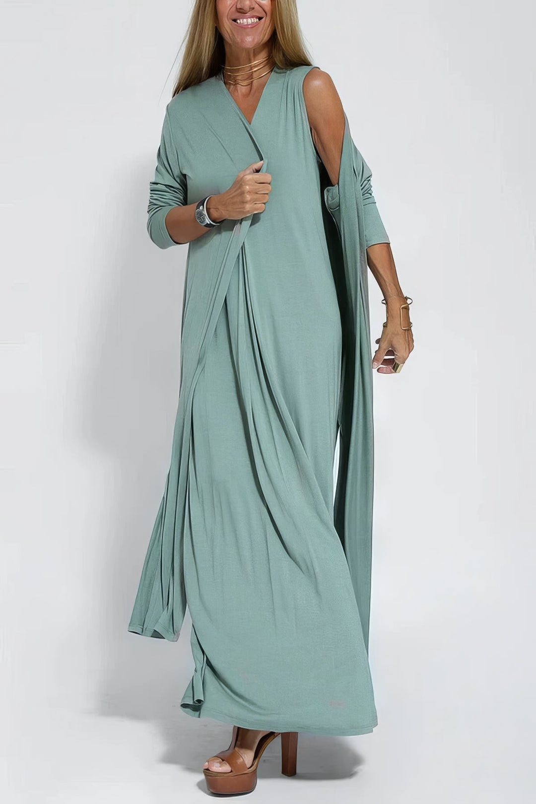 Claire | Elegantes langes Kleid