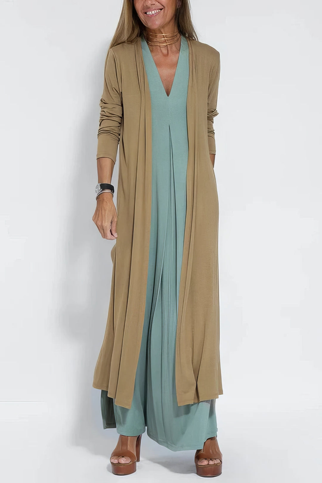 Claire | Elegantes langes Kleid